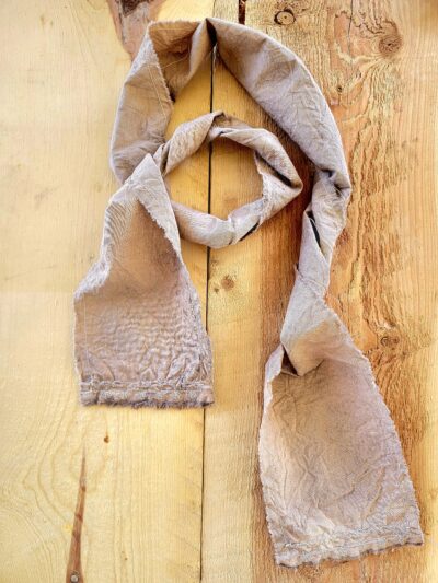 LIMITED EDITION: mauve taupe bohemian hair scarf