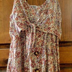 detailed floral dress